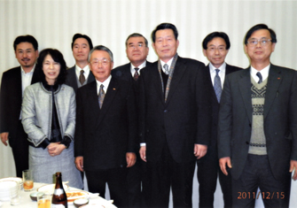 親睦会にて