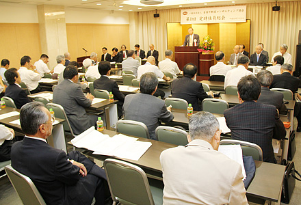 定時社員総会の様子